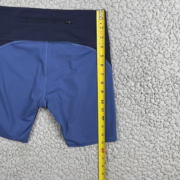 Fair Harbor Bayview Bike Shorts Womens Small Blue Back Zipper Pocket NWT - Picture 7 of 8